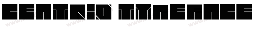 centrio typeface mei字体转换